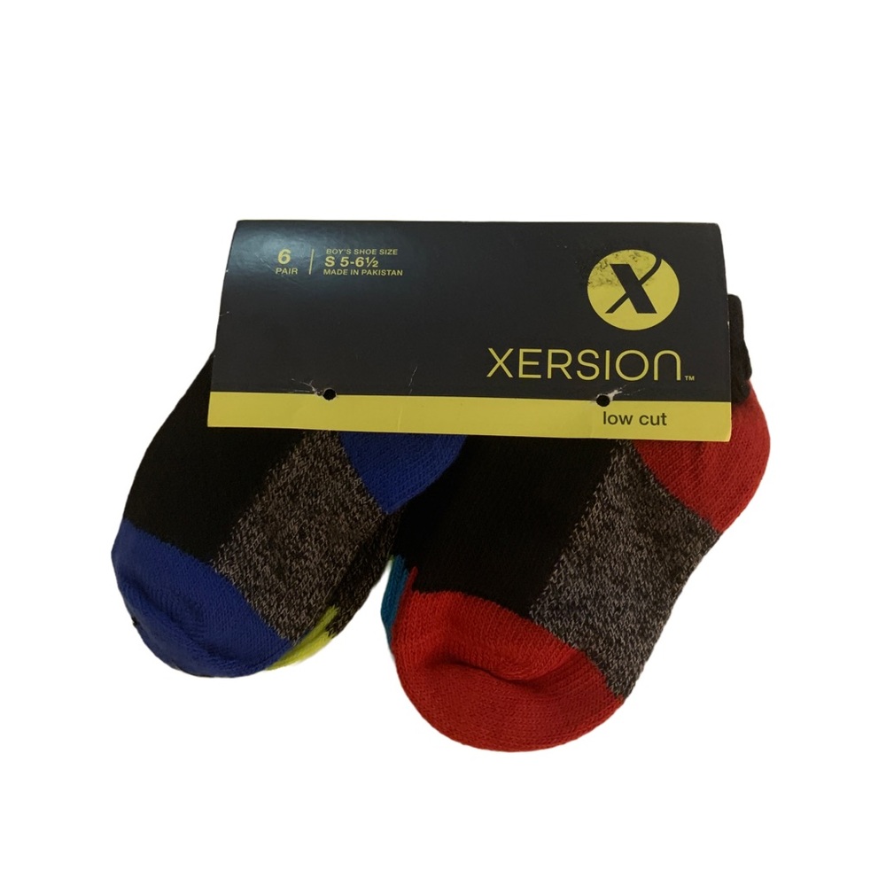 XERSION low cut 6 pairs boys shoe size S